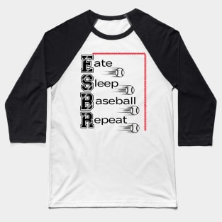 Eat Sleep Baseball Repeat Baseball Player Funny Baseball Baseball T-Shirt